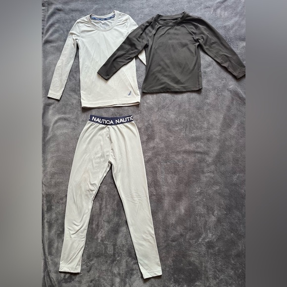 Girls Long John Bundle - Warm Compression Undershirt & Pants, Lot Of 3, Size 4/5 - Picture 1 of 9